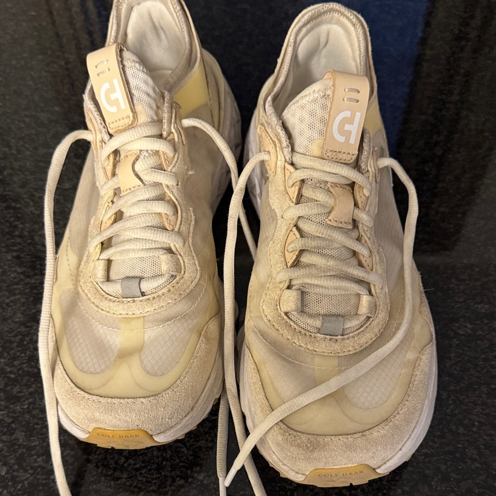 Cole Haan Women's Cream/Tan Athletic Sneakers